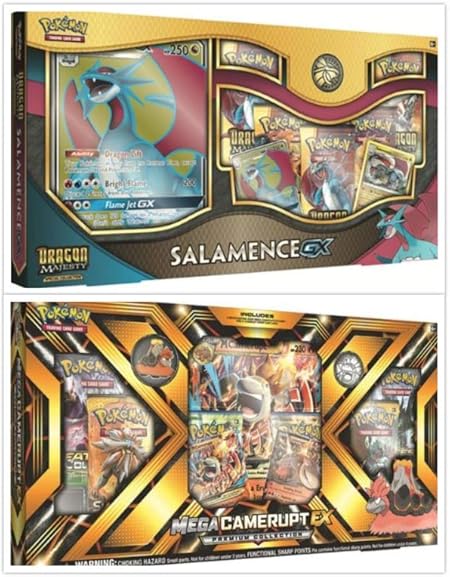 Amazon ポケモン ドラゴン マジェスティ サラメンス Gx ボックスとメガカメラ Ex コレクションボックス トレーディングカードゲームバンドル 各1個 おもちゃ おもちゃ Amazon ポケモン ドラゴン マジェスティ サラメンス Gx ボックスとメガカメラ Ex コレクションボックス トレーディングカードゲームバンドル 各1個 おもちゃ おもちゃ
