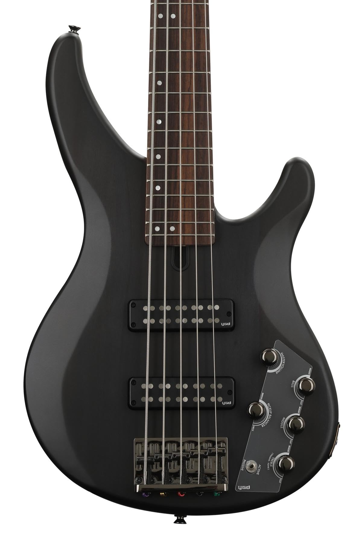 Yamaha TRBX505 5-String Electric Bass Guitar, Translucent Black