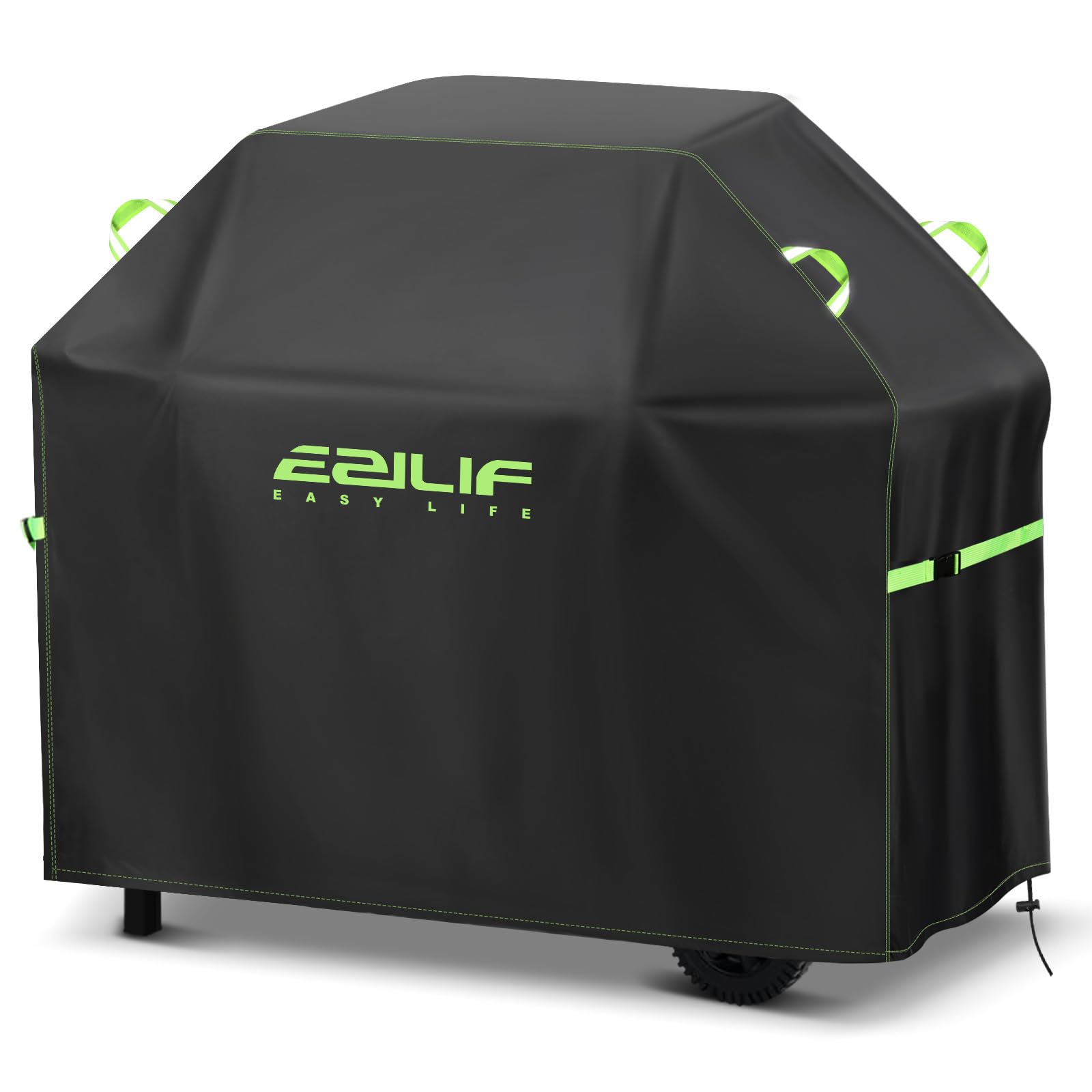 Ezilif Grillabdeckung Wetterfest 145x60x120cm Grill Abdeckung 420D Oxford-Gewebe Wasserdicht Reißfest, Schutz Grill vor Rost und Schimmel, Grill Abdeckhaube für Weber/Enders/Char Broil/Napoleon/Rösle
