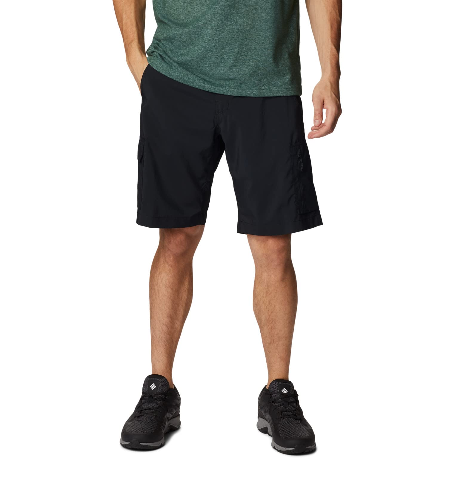 Columbia Men’s Silver Ridge Utility Cargo Short, Black, 44