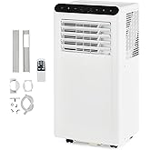 Garvee 8000 BTU Portable Air Conditioner, Compact & Quiet 3-in-1 Indoor AC Combining Cooling, Dehumidification, Fan Mode, 24H