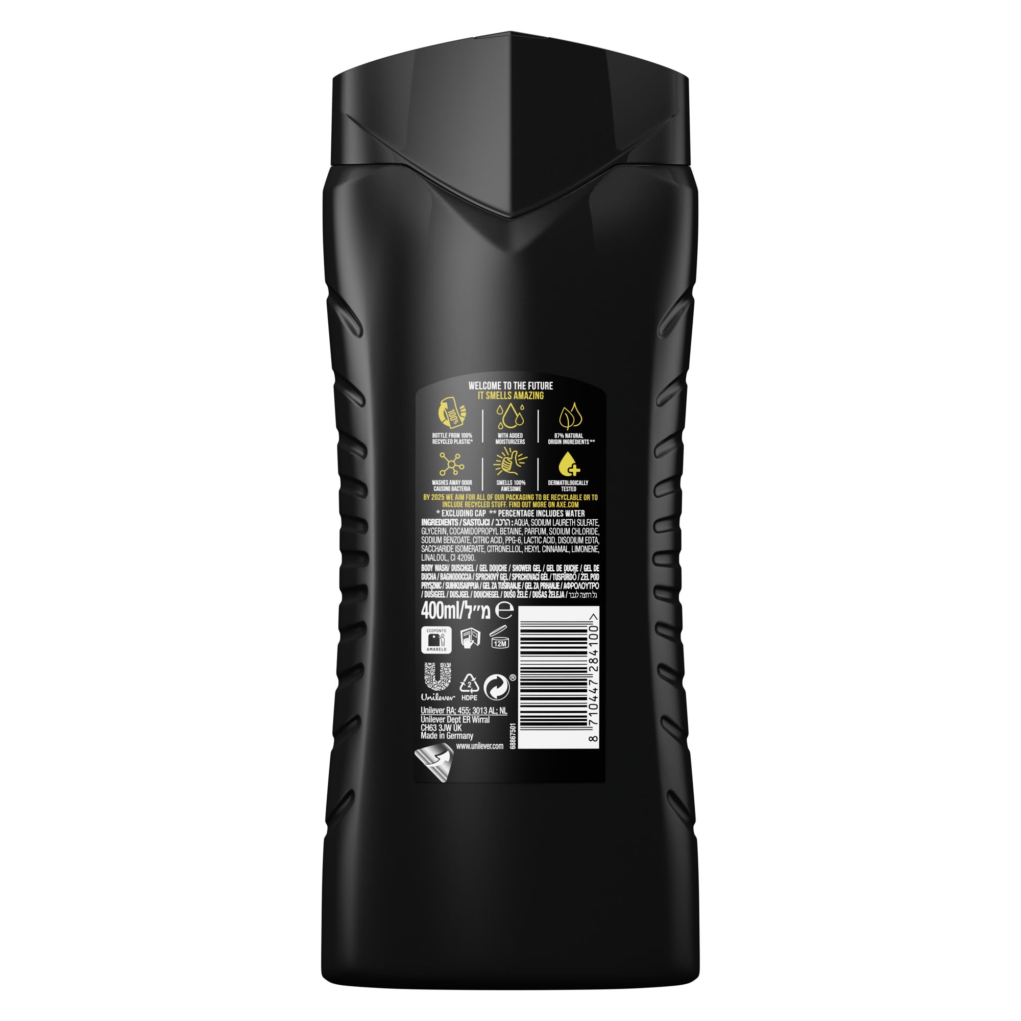 Axe 3-in-1 Duschgel & Shampoo Alaska XL Männer Duschgel für ganztägige Frische, unwiderstehlichen Duft und eine angenehme Dusche dermatologisch getestet 400 ml 3
