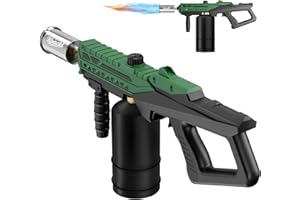 KOACKL Propane Torch Gun Propane Torch with Adjustable Flame Thrower Gun Flamethrower for Welding Brazing, Gas Welding Equipm