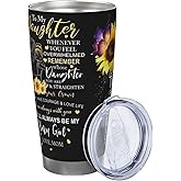 Stainless Steel Coffee Tumbler Travel Mug - 20oz, Perfect Gifts for Daughter from Mom or Dad