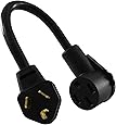 Conntek EV1030T 30-Amp NEMA 10-30P Dryer Plug to 50-Amp Electric Vehicle Adapter Compatible with Tesla Vehicles