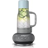 Ninja BlendBOSS Personal Blender, 26oz Tumbler, Frozen Blue, DB351GY1 | 1200-peak-watt BlendBOSS crushes ice to snow, 26-oz leakproof tumbler, chug spout &amp; detachable straw, Dishwasher safe