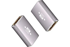 Duttek Displayport to Displayport Coupler 2.1, 8K DisplayPort Female to Female Adapter Convertor Extension Adapter for HDTV, 