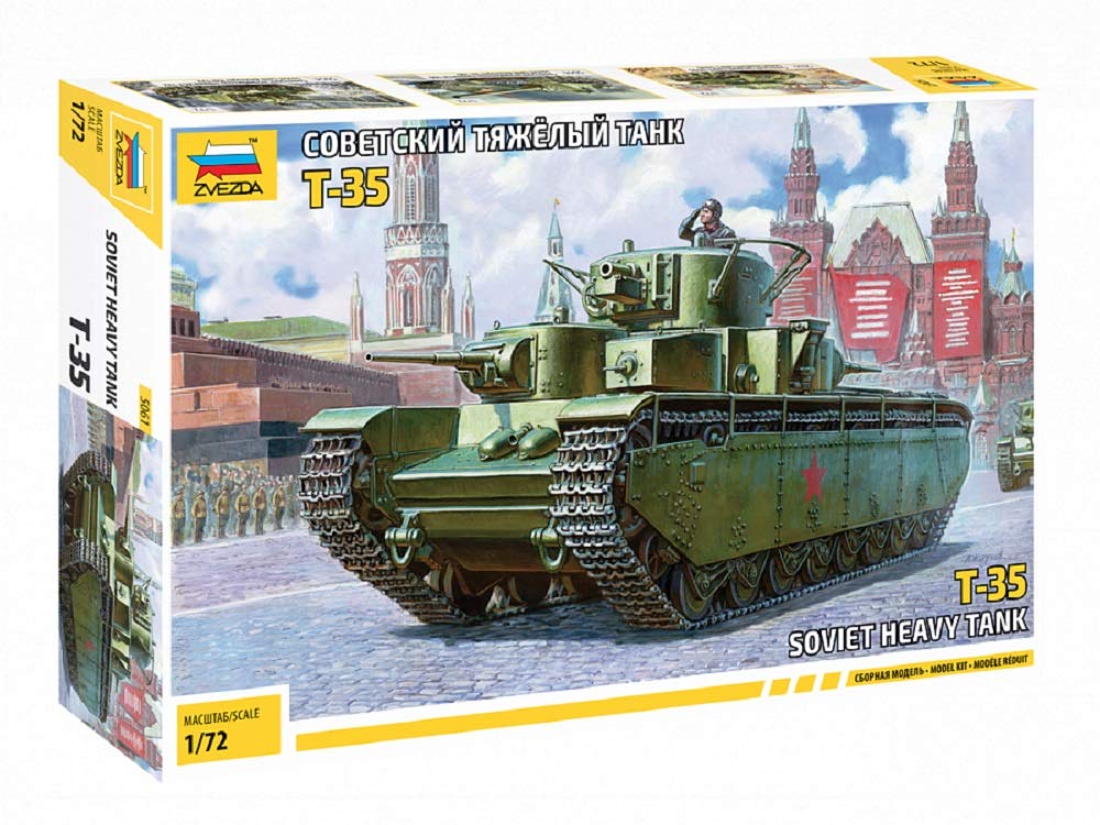 Zvezda 1/72 T-35 Soviet Heavy Tank # 5061