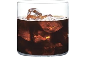 Toyo Sasaki Glass B-09127CS Whiskey Glass, Rock Glass, 12.8 fl oz (355 ml), Thin On The Rock Glass, Shatter-Resistant, Cup, M