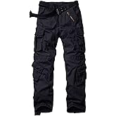 AKARMY Womens Cargo Pants with Pockets Outdoor Casual Ripstop Camo Military Combat Construction Work Pants