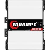 Taramps HD 2000 2 Ohms 1 Channel 2000 Watts RMS MAX Full Range Car Audio, Monoblock, LED Monitor Indicator, Class D Amplifier, Crossover, White 2k amp