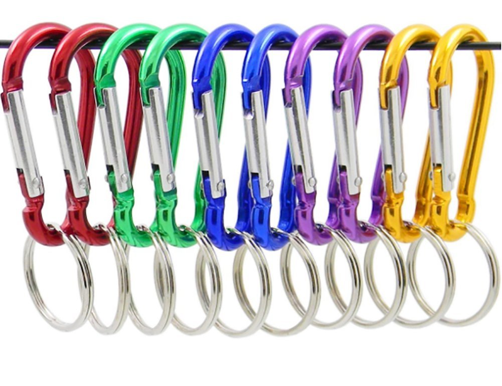 Buy ZENDY Springlock Aluminiam gourd shaped aluminum locking carabiner