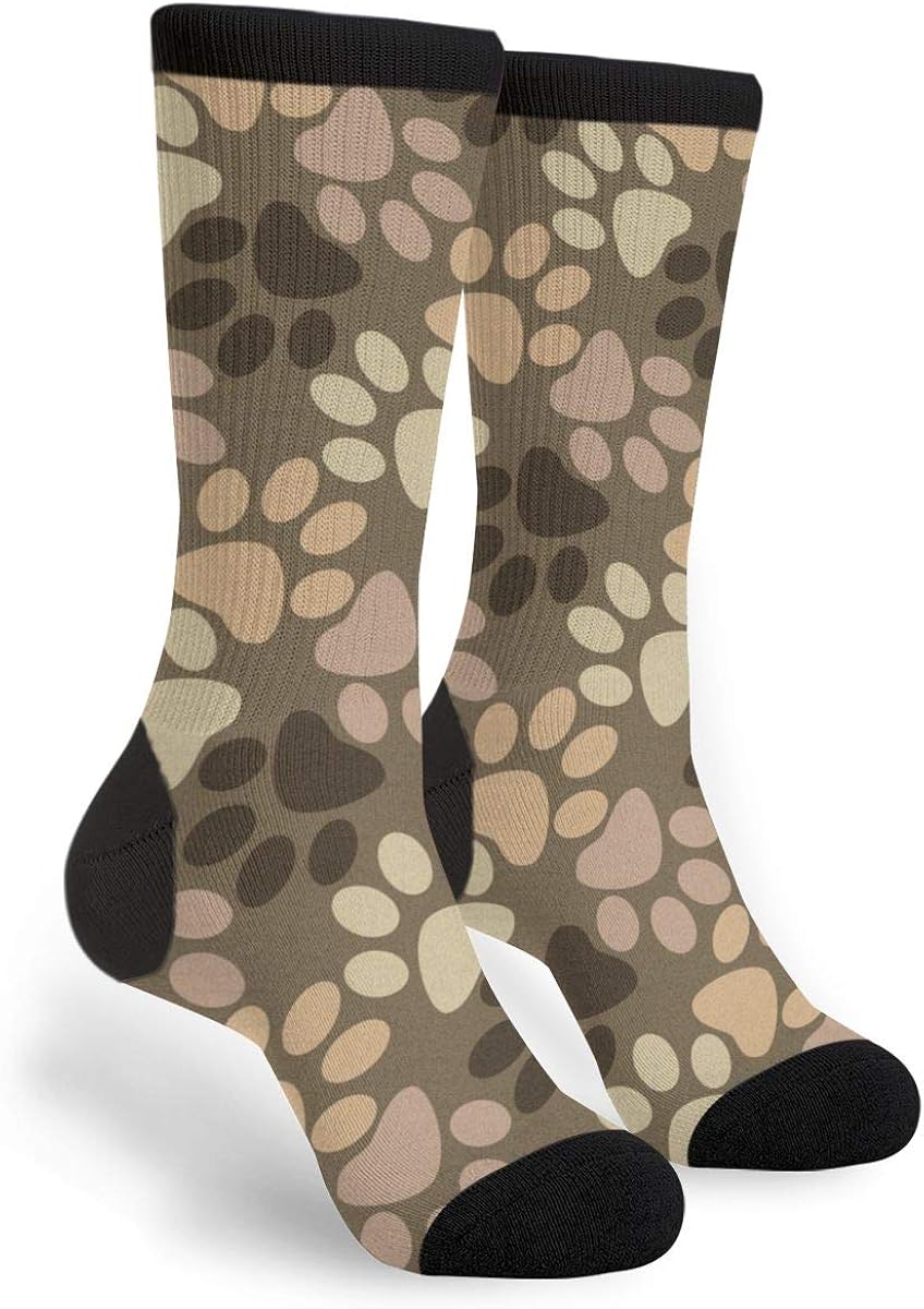 Paw Print Novelty Socks For Women & Men One Size Gifts