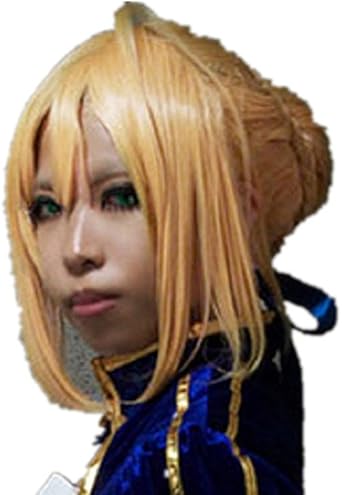 Amazon Com Fate Stay Night Saber Cosplay Costume Wig Clothing Amazon Com Fate Stay Night Saber Cosplay Costume Wig Clothing