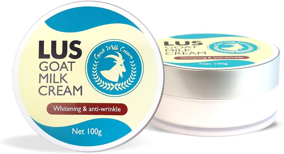 LUS Goat Milk Cream (Natural Goat Milk Extract) Facial Moisturizer Cream Skincare Brightening anti-wrinkle dual functional cosmetic product