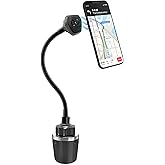 Naztech MagBuddy Elite XL Car Phone Holder - Magnetic Mount for Cup Holder with 11 Inch Gooseneck &amp; 360 Degree Swivel, Universal Compatibility for iPhone, Android &amp; GPS Units