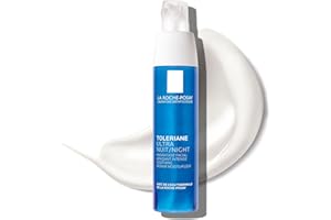 La Roche-Posay Toleriane Dermallergo Night Cream for Face, Intense Soothing Moisturizer with Vitamin E, Allergy Tested, for Sensitive Skin, Formerly Toleriane Ultra Night