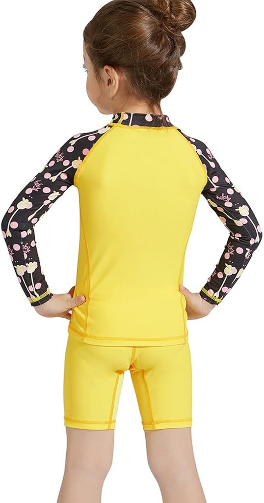 Maillot De Bain 2 Pièces Fillette My Little Pony - Haut Manches Courtes Protection Solaire - Plage Piscine