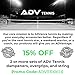 ADV Tennis Dampener with Custom Feel, Racket Shock Absorber to Reduce Vibration and Stay on The Racket, Engineered Poly-Silicone Tennis Racket Dampener, Black, Touch 3-Pack…