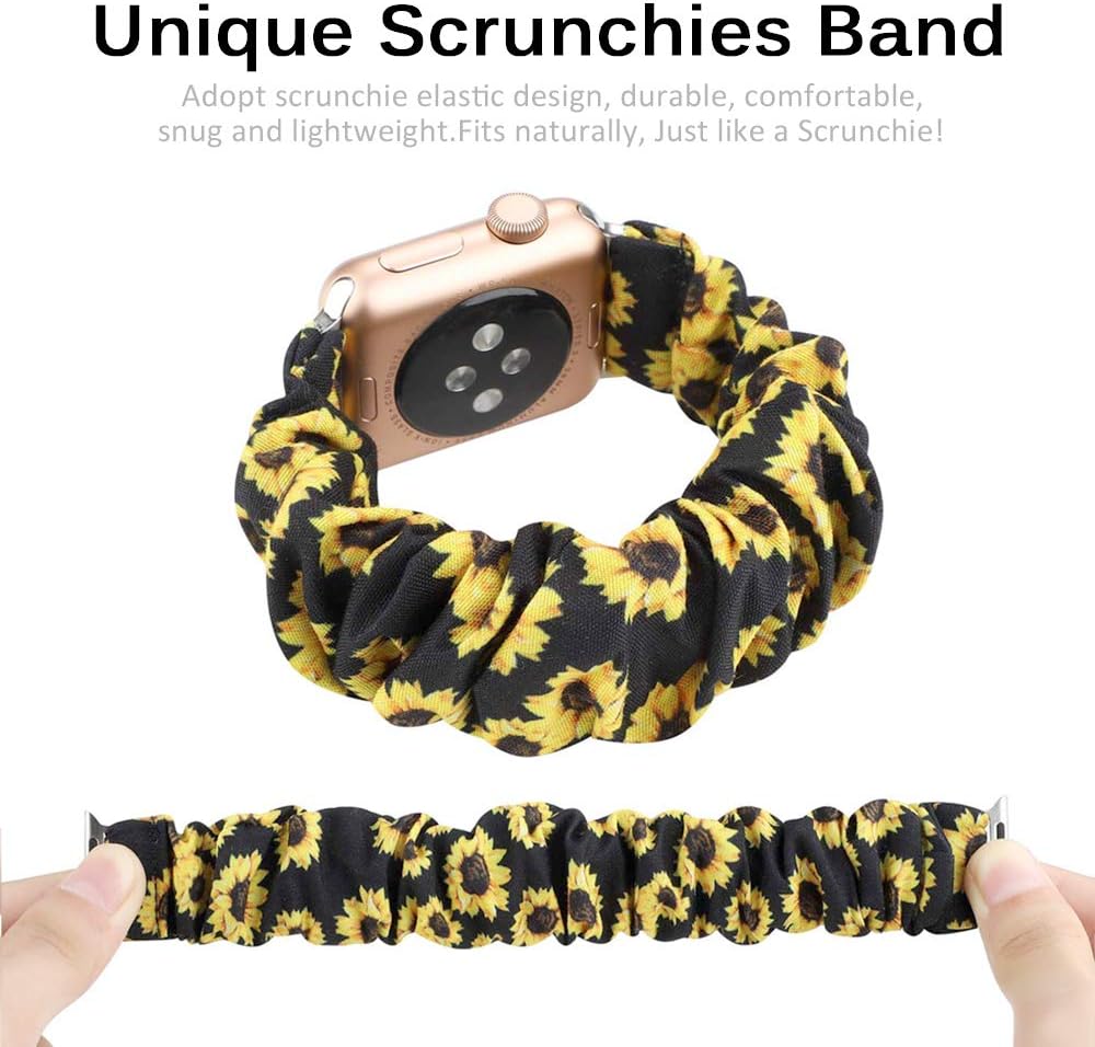Miimall Compatible with Apple Watch 40mm/38mm Scrunchie Strap - Image 5