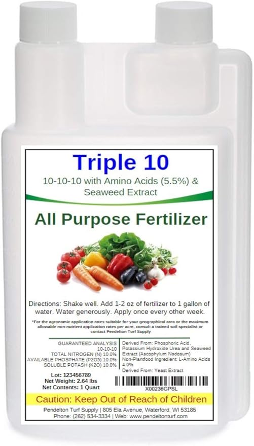 Triple 10 All Purpose Liquid Fertilizer 101010 with