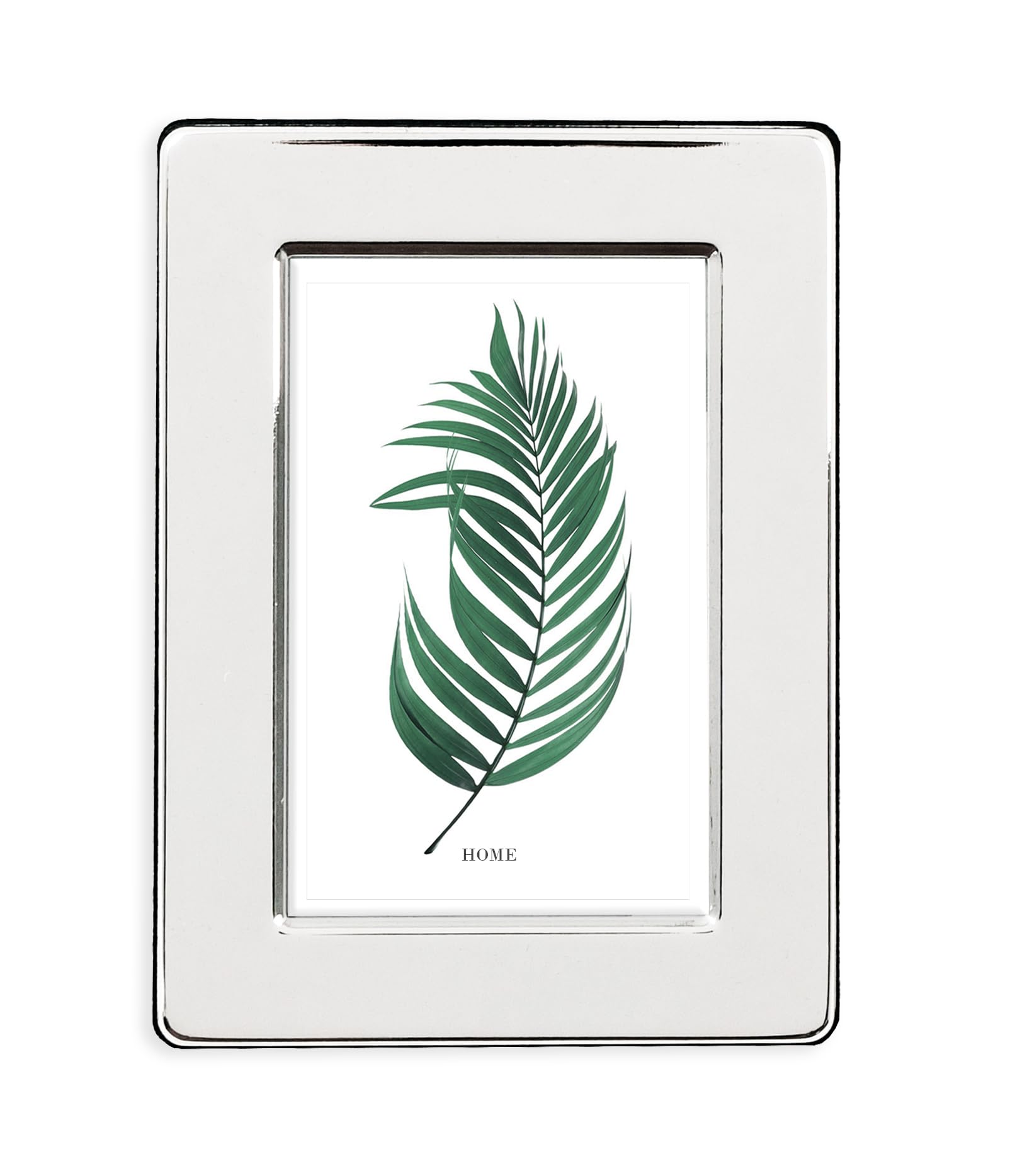 Inov8 Framing Tarnish Resistant Silver Plated Picture Frame - Narrow Edge Design for 2.5x3.5 Inch (6.5 x 9cm) Photo