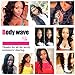 KLAIYI Hair Malaysian Body Wave Hair 3 Bundles Good Quality Grade 6A Raw Virgin Hair Weave Human Hair Extensions Natural Hair Color 95-100g/pc (8 10 12Inch )