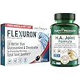 Purity Products Flexuron Joint Formula + H.A. Joint Flexuron (Krill Oil, Low Molecular Weight Hyaluronic Acid, Astaxanthin) - HA Joint (BioCell Collagen, Boswellia Serrata, Quercetin, H.A. + More)