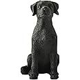 JFSM INC. 3.25" Labrador Dog Sitting Up Figurine - Black Lab Gift, Statue, Decor