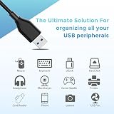 Omivine USB 3.0 Hub 4 Port Ultra-Slim 5Gbps Travel Extender view 3
