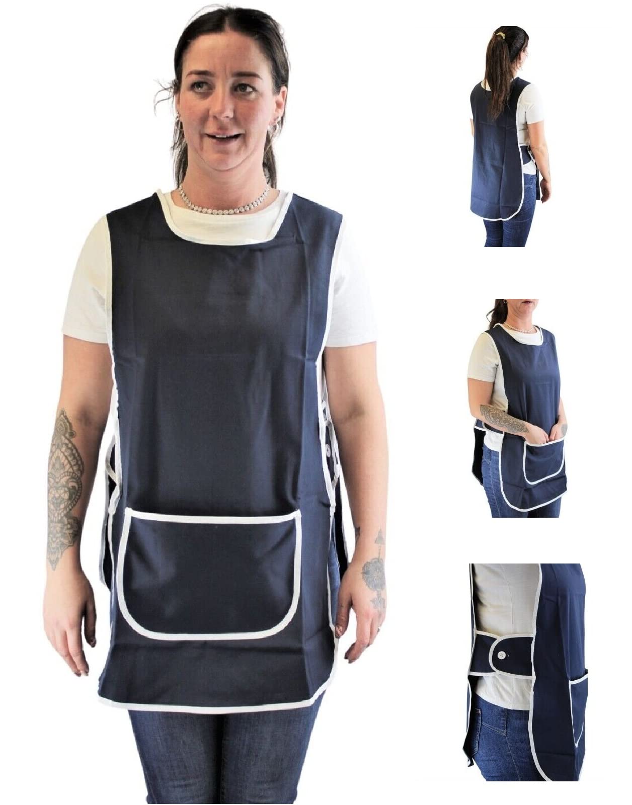 Lynwood FM081 Apron, Blue, L