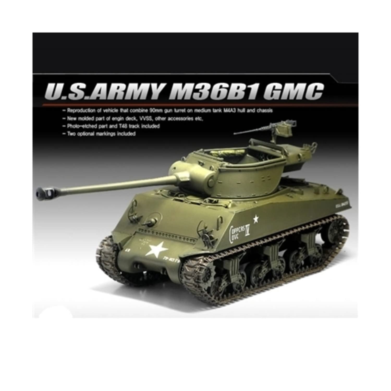 Academy 1/35 AC13279 M36B1 Tank Destroyer Model Kit