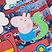 Peppa Pig Train Tee George with Striped Embroidery Boy Short Sleeve T-shirt
