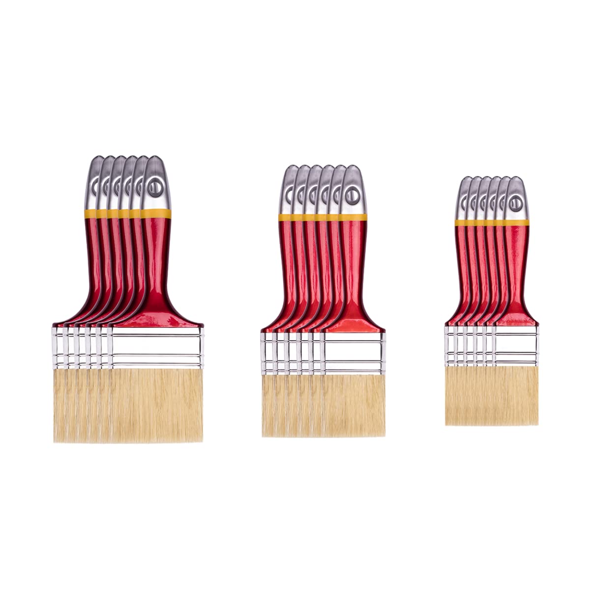 Hardy flat brush 25 mm 50 mm 75 mm series x 33 x 6 pieces.