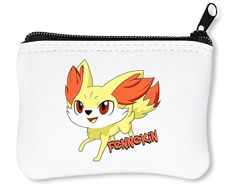 Pokemon Fennekin Cute Reißverschluss-Geldbörse Brieftasche Geldbörse