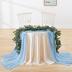 60" Wide Chiffon Fabric Sky Blue Chiffon