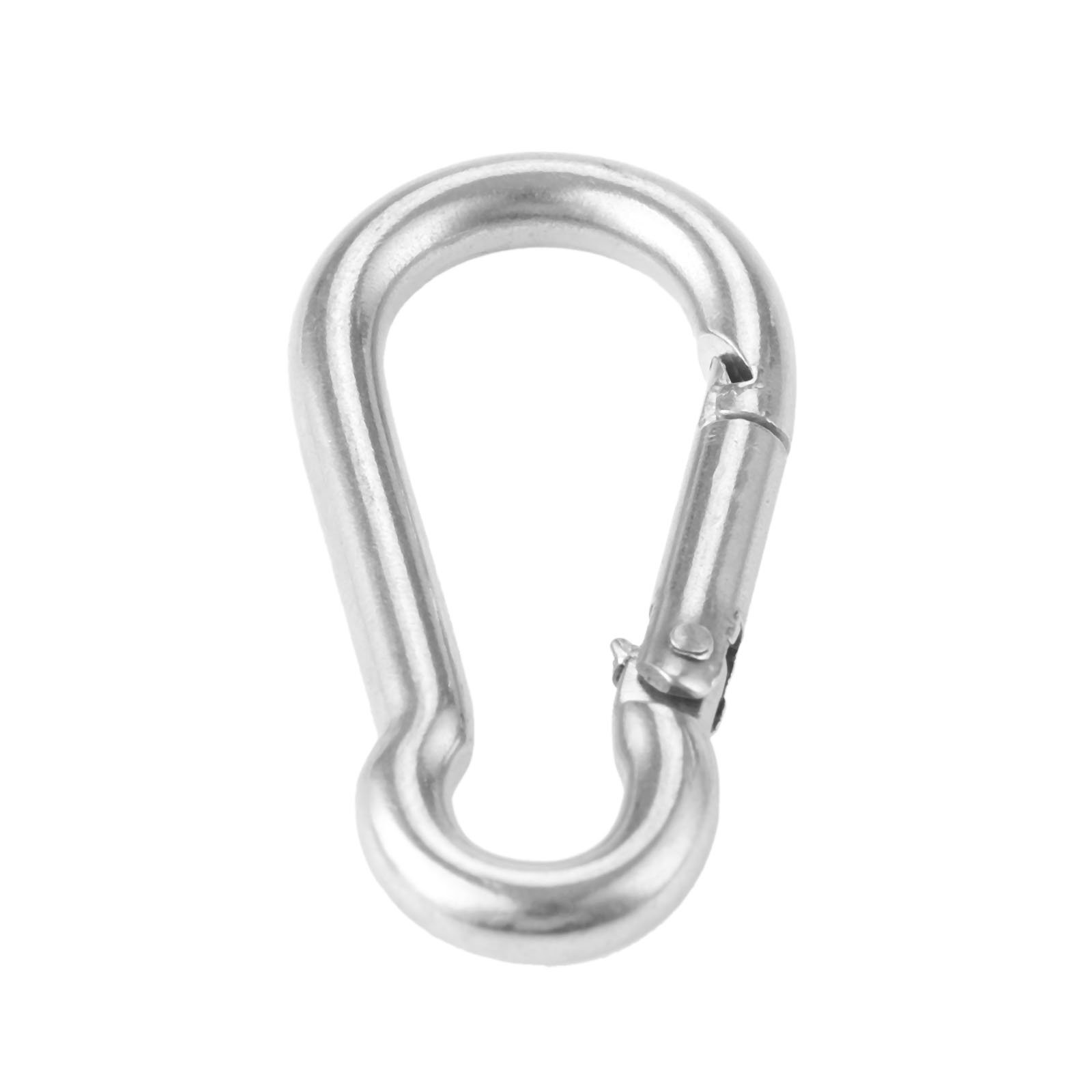 Yetaha Spring Snap Hooks, Heavy Duty 316 Stainless Steel Snap Hook, M4 Carabiner Clip,Spring Clip for Outdoor Hiking Camping Fishing Traveling Hammock Dog Leash