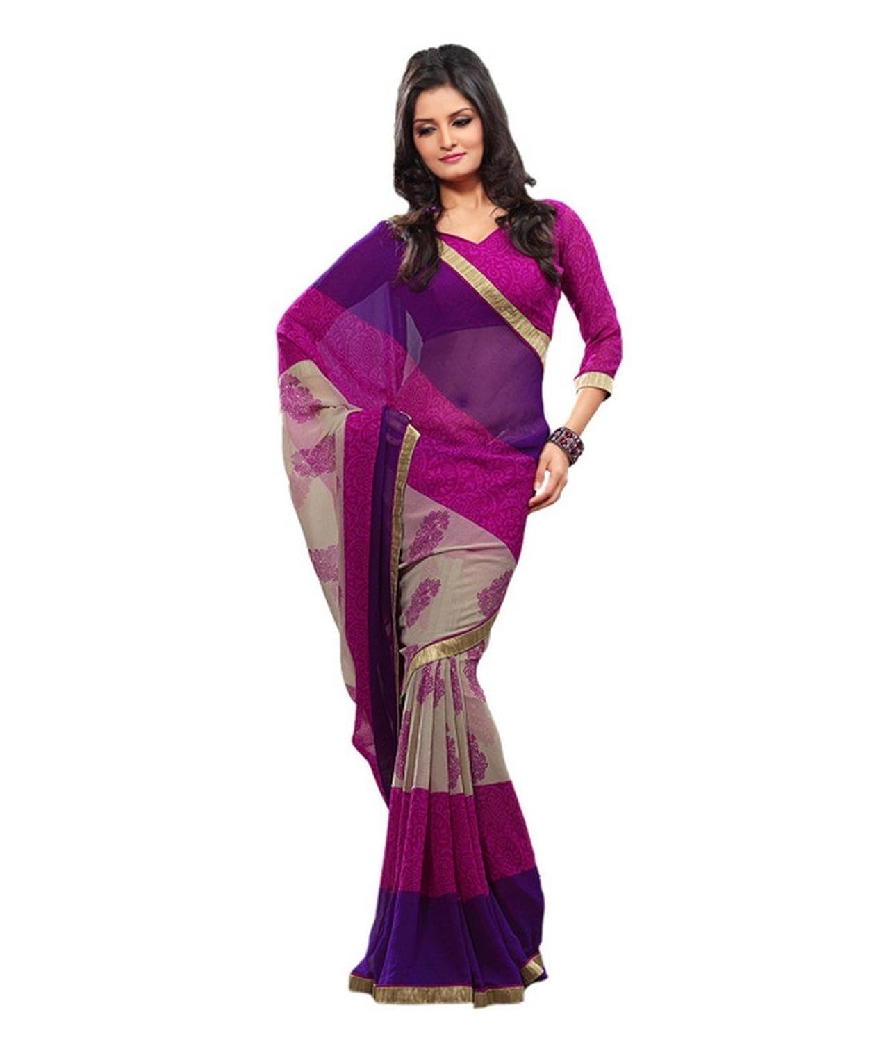 florence saree with blouse piece