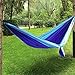 SONGMICS Portable Camping Hammock Parachute Nylon Fabric Hammock Lightweight with Tree Straps Carabiners for Backpacking UGDC35L