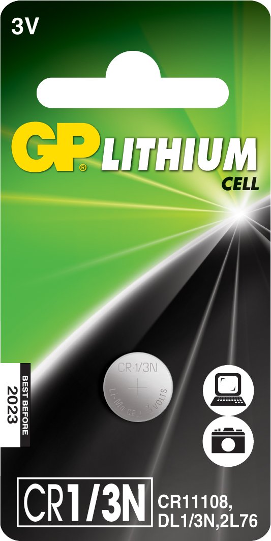 GP Lithium 656.758UK Button Cell batteries | CR1/3N | 1 Piece