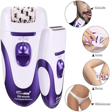 Rechargeable Multi Functional Lady Male Bikini Hair Removal Facial