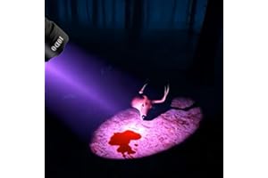 Ausbond Blood Tracking Light for Hunting Deer with Special Filter Make The Blood Trail Highlighted Easy to Wounded Prey Essential Tool for Hunter Gifts (Blood Tracking Flashlight for Hunting)