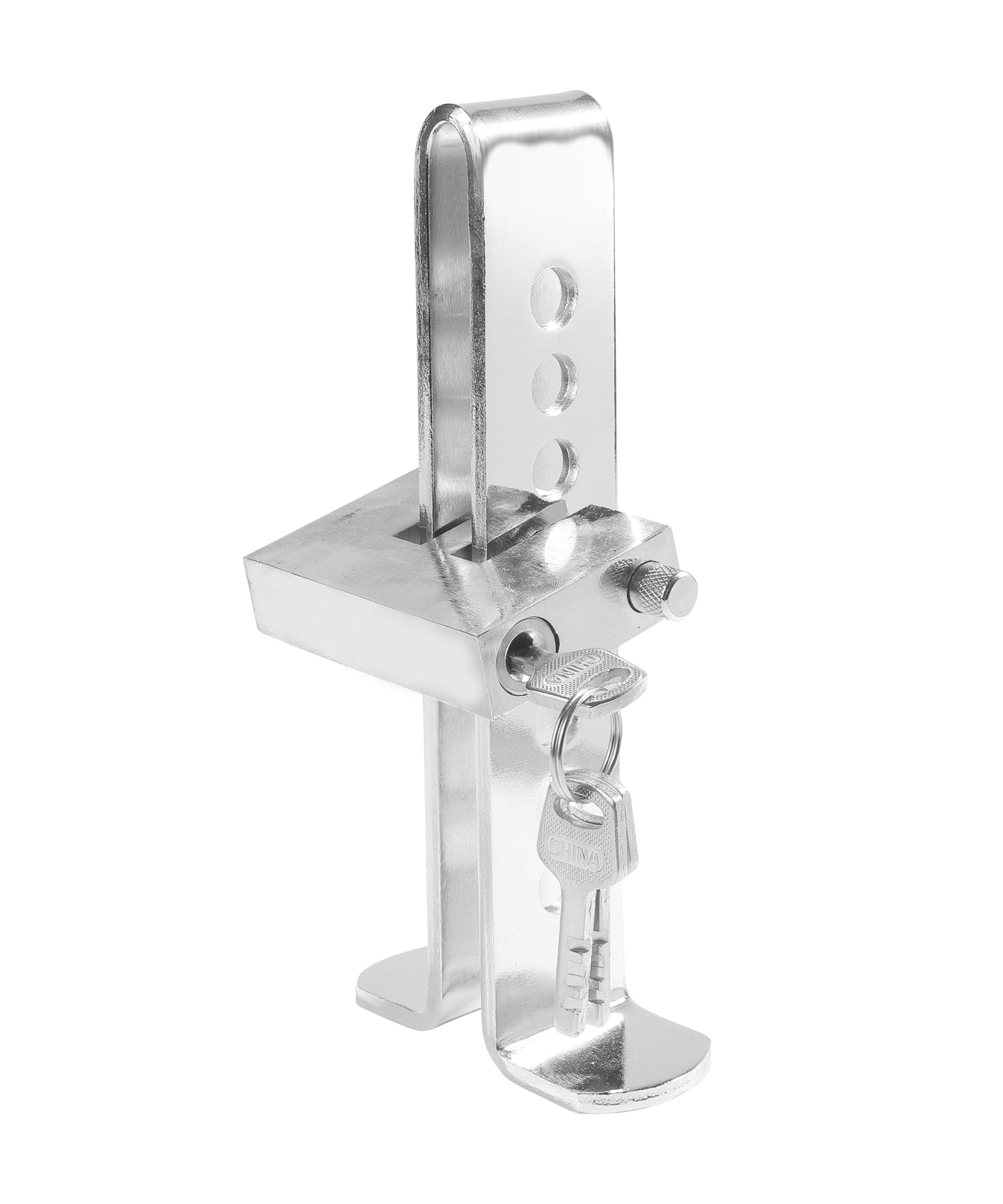 Photo 1 of SCUARI Automobile Brake Clutch Car Lock,Anti Theft Car Device,Car Accessories Car Anti Theft Device,Stainless Steel Automobile Brake Throttle Pedal Lock with 3 Keys,Suitable for Cars,Trucks,Vans
