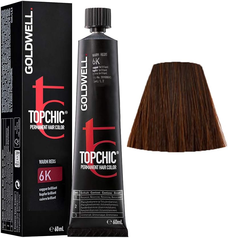 Goldwell Topchic Permanent Hair Color 6K 60 ml