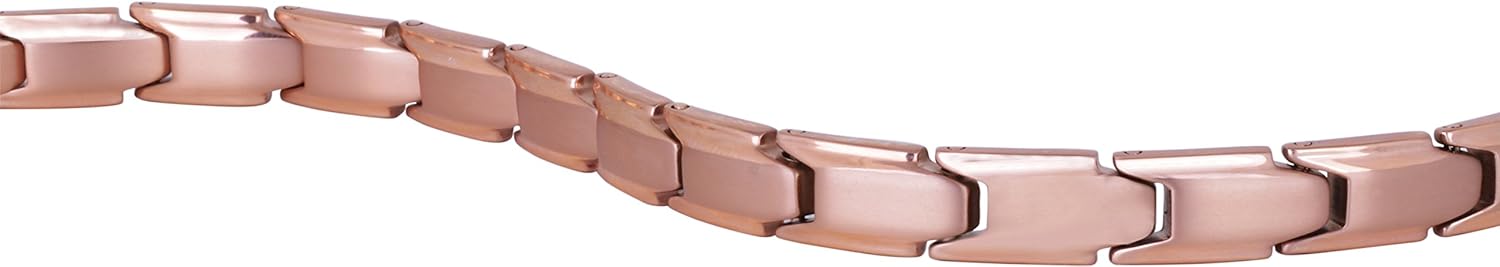 Elegant Womens Titanium Magnetic Therapy Bracelet Pain Relief for Arthritis and Carpal Tunnel: Health & Personal Care