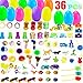 AISENO 36 Pack Toy Filled Easter Eggs with Toys Inside - Egg Surprise Toy for Kids Easter Baskets, Party Favors Plastic Easter Eggs Decorations