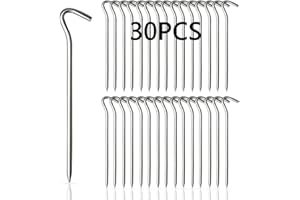7075 Aluminum Tent Pegs,Heavy Duty Pegs Stakes Nail Lightweight Tent Stakes for Gardening Camping Hiking for Hard Ground