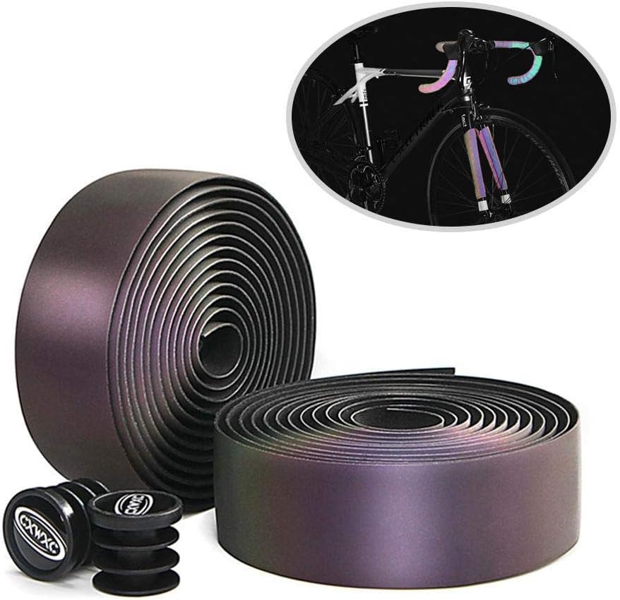 Maizad 2 Rolls Reflective Bicycle Handlebar Tapes, Bike Bar Tape, Non