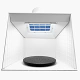 Fengda BD-515 Portable Airbrush Spray Booth with LED Lights Turntable 220V view 3