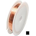 21 Gauge, 99.9% Pure Copper Wire (Square) Dead Soft CDA #110 Made in USA - 100FT by CRAFT WIRE